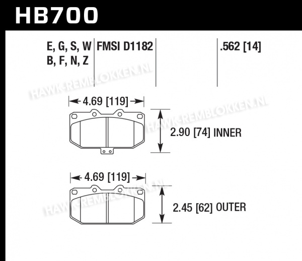 HB700Z.562 - Performance Ceramic