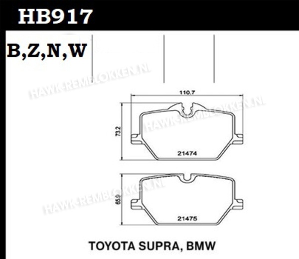 HB917N.626 - HP plus