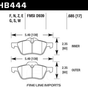 Hawk Brake Pad - HPS 5.0