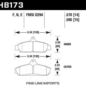 Hawk Brake Pad - HPS 5.0
